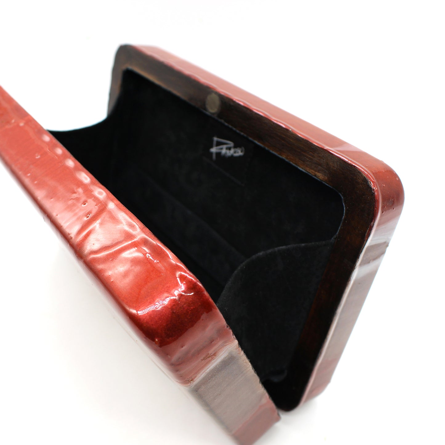 Rushing Waves Minaudiere Bag